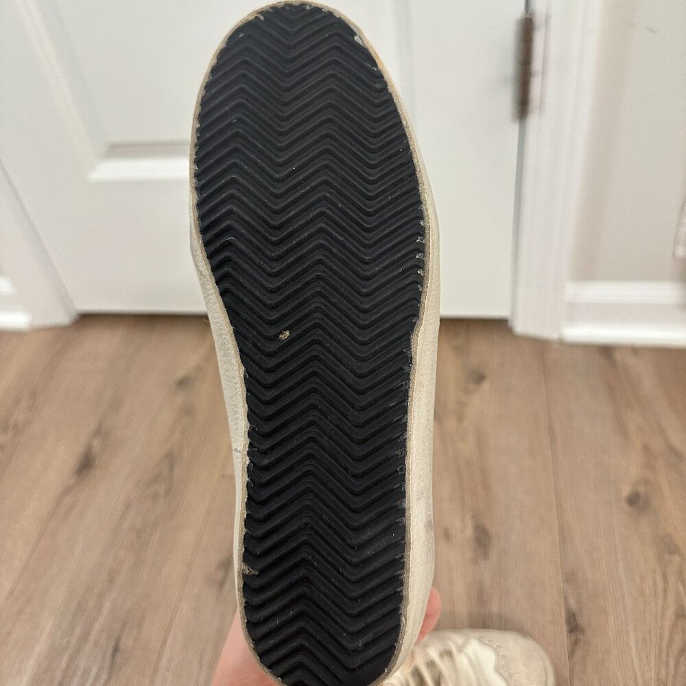 GOLDEN GOOSE Mid Star Sneaker (Women) in White/ Platinum/ Leo Size 9US / 39EU - Picture 15 of 15